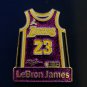 Los Angeles Lakers  LeBron James NBA Career Lapel  Jersey Pin  Set Display Case