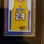 Los Angeles Kobe Bryant Retired #8 & #24 Jersey 3-D  Frame Lapel Pin Set Display Case