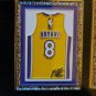 Los Angeles Kobe Bryant Retired #8 & #24 Jersey 3-D  Frame Lapel Pin Set Display Case
