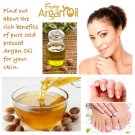 Moroccan Argan Oil 100% Pure Virgin Unrefined from Morocco Hair Nails Skin Face