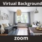 Zoom | Bookcase | Zoom Virtual Backgrounds | Backdrop | Office Background |