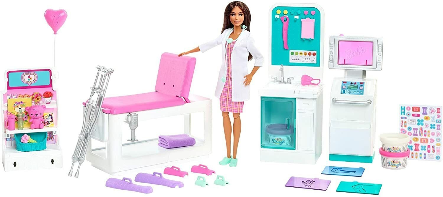 Barbie Doctor With Clinical Medical, Doll Accessories Of Medicine Play Toy