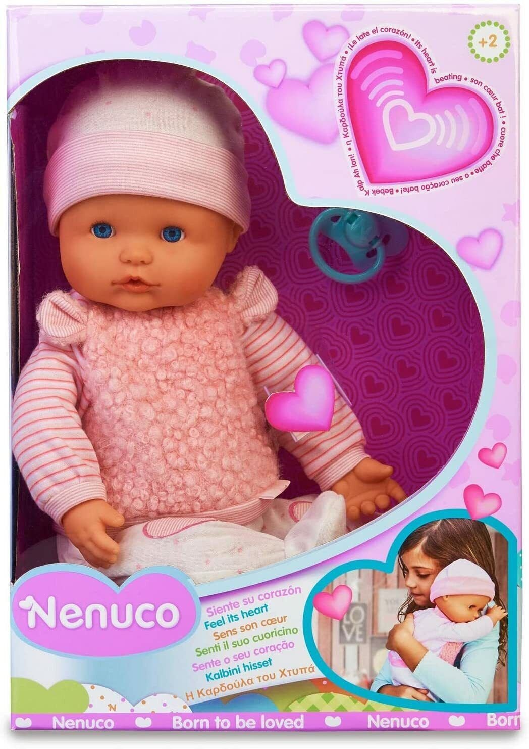 Nenuco - Feel Its Heart, Doll Baby Sensory, Es Toy And Has Beats