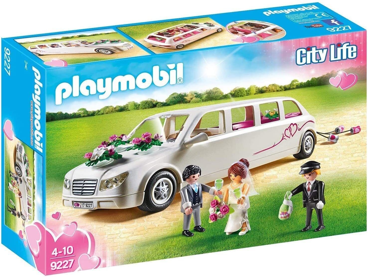Playmobil 9227 Wedding Limo Building Set - Figures, Car, Champagne & Accessories For Kids - View #7
