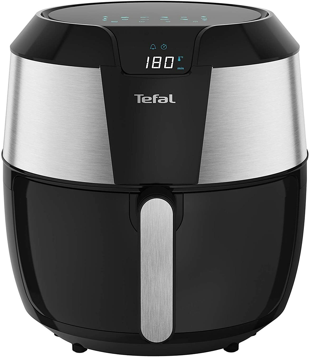 Tefal EY701D Easy Fry XXL Frier Of Air Hot, Stainless Steel, Black