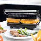 Cecotec Grill Electric Rock' Ngrill 750 Full Open. 750 W, Iron Sandwich Toaster