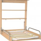 roba Folding Wall Changing Table + Waterproof Mattress Supports up to 15 kg - Natural Wood