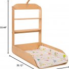 roba Folding Wall Changing Table in Natural Wood - Supports up to 11 kg