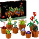 LEGO 10329 Icons Tiny Plants, Botanical Collection with 9 Artificial Flowers