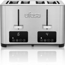 Ufesa Quartet Delux Toaster with 4 Short and Wide Slots, 850W, 7 Levels, Function