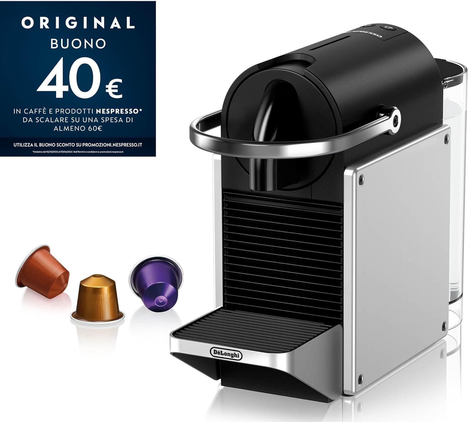 Nespresso pixie delonghi best sale