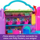Polly Pocket Adventures in Rio Kitty Airways, Airplane Shaped Chest, Play Se