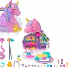 Polly Pocket Rainbow Unicorn Beauty Salon Playset and Styling Bust, Mini