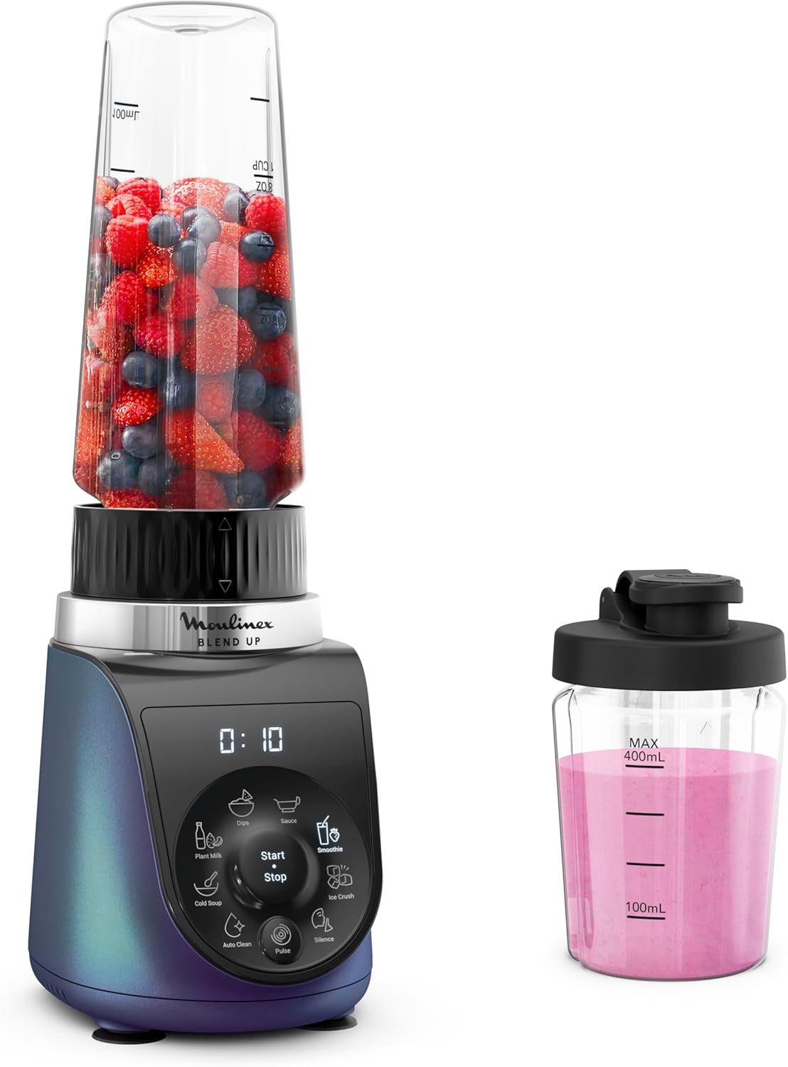 Moulinex Blend Up, powerful personal blender, 1000 W, 8 automatic
