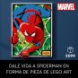 LEGO Art The Amazing Spider-Man 3D Wall Set, Buildable Canvas Poster,