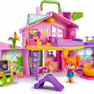 Pinypon - Pink House Briefcase, Large Foldable Dollhouse, with Many