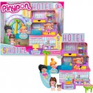 Pinypon - 5 Star Hotel, Hotel Playset with 2 Figures, Hotel Accessories