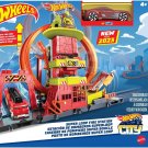 Hot Wheels City Super Fire Station Toy Car Track, Includes 1 Vehicle, Ages 4+ (Mattel HKX41)