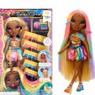 RAINBOW HIGH Hair Chalk & Style Doll - Meline - 28cm Rainbow & Gold Doll,