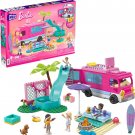 Mega Construx Barbie RV Adventures with Building Blocks, Mini Dolls and