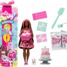 Barbie Party Unboxed Series Birthday Pet Sparkling Hearts Doll and