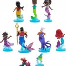 Disney Store Official Disney Junior Exclusive Ariel Figurine Playset, 9 Count,