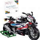 Technic Motorcycle Building Set for BMW M 1000 RR, 912 Pieces Technic