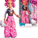 Nancy Fashion Hello Kitty - Urban Fashion Doll with Pink Hair in Buns, Trendy