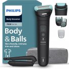 Philips S7000 Body Groomer - Men's Trimmer with 2D Pivoting Head, Triple