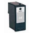 Lexmark #34 18C0034 remanufactured black inkjet cartridge - get two for the price of one -
