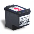 Remanufactured Black Ink Cartridge - replaces HP C9362WN (HP 92) - get two for the price of one -