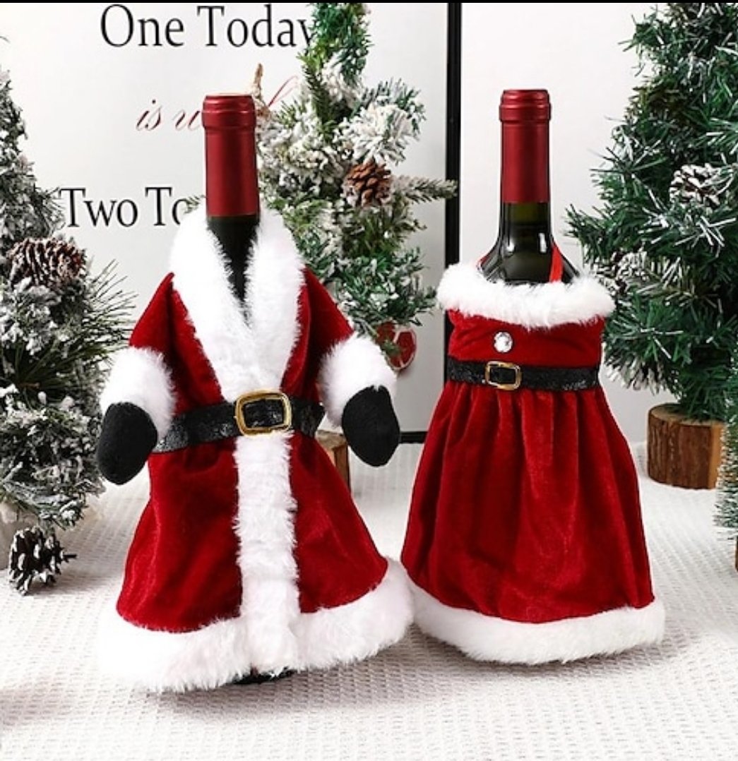 Christmas Bottle Covers