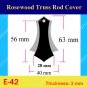 Bruce Wei, Rosewood Truss Rod Cover w/ Mop Art Inlay ( E-42 )
