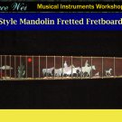 Bruce Wei, Mandolin Part - Fretted Fretboard w/MOP Art Inlay (102)