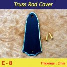 Bruce Wei, Macassar Ebony Truss Rod Cover w/ Abalone Inlay ( E-8 )