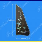 Bruce Wei, Archtop Guitar Part - Pickguard w/ MOP Art Inlay (2)