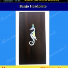Bruce Wei, Banjo Part - Rosewood Headplate w/MOP Art Inlay (41)