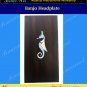 Bruce Wei, Banjo Part - Rosewood Headplate w/MOP Art Inlay (41)