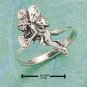 RG008-STERLING SILVER FAIRY HOLDING HEART RING