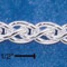 RG001-STERLING SILVER 100 WHEAT CHAIN (4MM)-7"