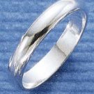 RG013-STERLING SILVER 4MM HP WEDDING BAND