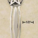 RG018-STERLING SILVER ANTIQUED PENTACLE BOOKMARK