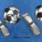RG020-STERLING SILVER SOCCER BALL CUFF LINKS