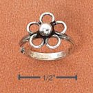 RG035-STERLING SILVER DAISY EAR CUFF