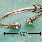 RG046-STERLING SILVER BALI STYLE NAVEL CLIP