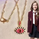 House of Anubis Inspired Pendant Necklace Egyptian Eye of Horus SS Gold Plated