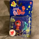 RARE Littlest Pet Shop Red Mohawk Parakeet Messiest #1033 Original Packaging
