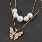 Barbie Fairytopia Mermaidia Inspired Pendant Enamel Butterfly Necklace