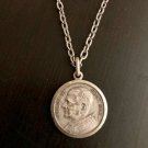Pope Paulus VI Pont Max 800 Silver vintage religious Christianity necklace