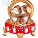 ♥ '09 NEW Charming Tails DIAMOND RING LOVE Figurine ♥